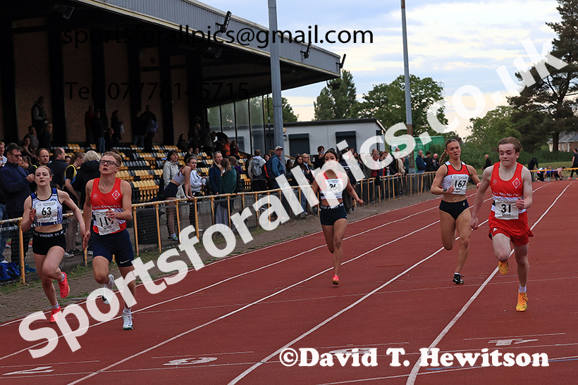 The 200 metres, 2025 NEGP No 2, Monkton Stadium, Wednesday, May 28th. Photo: David T. Hewitson/Sports for All Pics